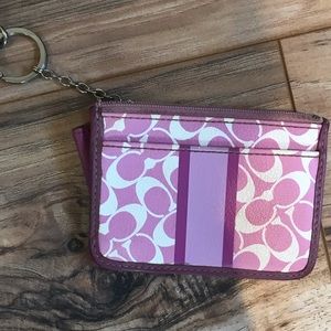Coach Keychain Coin/Card Holder